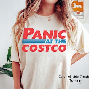 Panic At The Costco Vintage Shirts, Retro Costco Tshirt, Costco Lovers, Funny Costco Tee, Oversized Washed Tee, Funny Meme Shirt Costco Gift