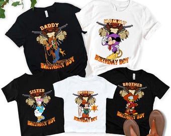 Disney Mickey And Friends Cowboy Cowgirl Boots Shirt, Disney Western Country Tee, Disneyland Trip Matching Shirts, Disneyland Family 2025
