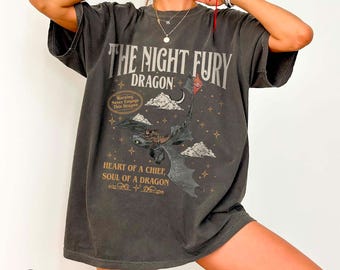 Comfort Colors Night Fury Disney How to Train Your Dragon Shirt, Toothless Disney Shirt, In My Dragon Era Shirt, Disneyland Matching Shirt