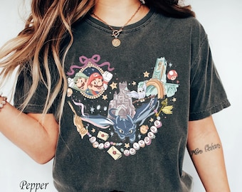 Comfort Colors How To Train Your Dragon Retro Epic Universe Shirt, Orlando Park Epic Universe TShirt, Coquette Bow Universal Epic Mario Tee