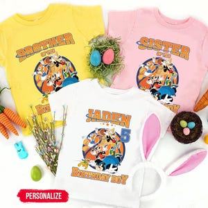 Personalized Disney Birthday Shirt, Best Birthday Ever, Disney Birthday Boy Girl, Disney Birthday Squad, Mickey & Friends Birthday Trip Tees