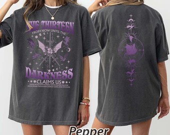 Camiseta Retro The Thirteen de Trono de Cristal, Suéter From Now Until The Darkness Claim Us, Camiseta SJM Fantastic Reader, Camiseta We Are The Thirteen