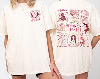 Ballad Of The Archer And The Fox Shirt, Once Upon A Broken Heart Sweatshirt, Fantasy Book Reader Shirt, Romantasy The Magnificent North Tee