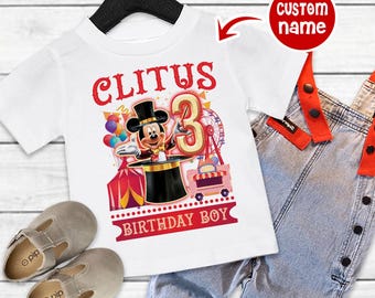 Walt Disney Fantasia Micky Aquarell T-Shirt, Kreis Micky Shirt, Disneyland Familie Passendes Shirt, BTW T-Shirt, Micky Zauberer T-Shirt