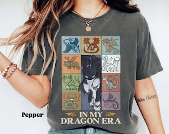 Comfort Colors Disney How to Train Your Dragon Era Shirt, Disney Family Trip Shirt, In My Dragon Era Shirt, Disneyland Matching Shirt Gift