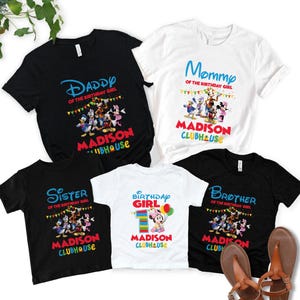 Personalized Disney Birthday Shirt, Best Birthday Ever, Disney Birthday Boy Girl, Disney Birthday Squad, Mickey & Friends Birthday Trip Tees