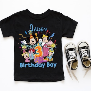 Personalized Disney Birthday Shirt, Best Birthday Ever, Disney Birthday Squad, Mickey & Friends Birthday Trip Tees, Disney Birthday Boy Girl