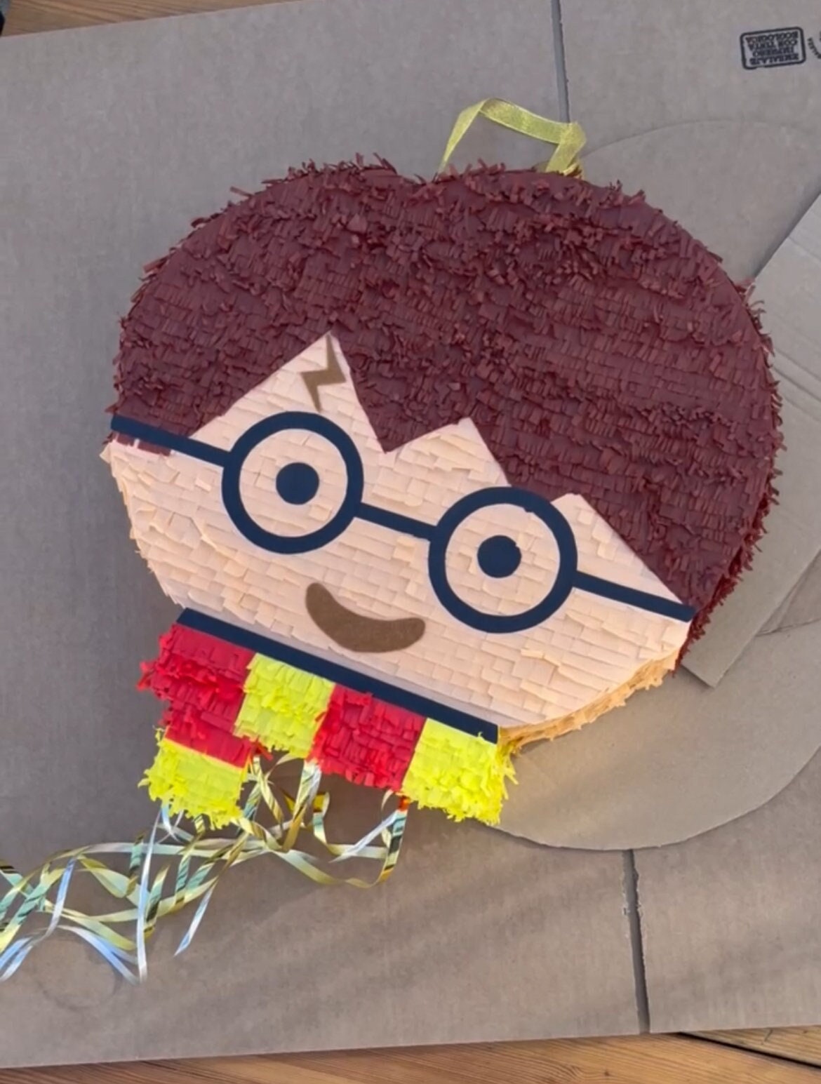Piñata Grande Harry Potter Personalizada 30x40cm