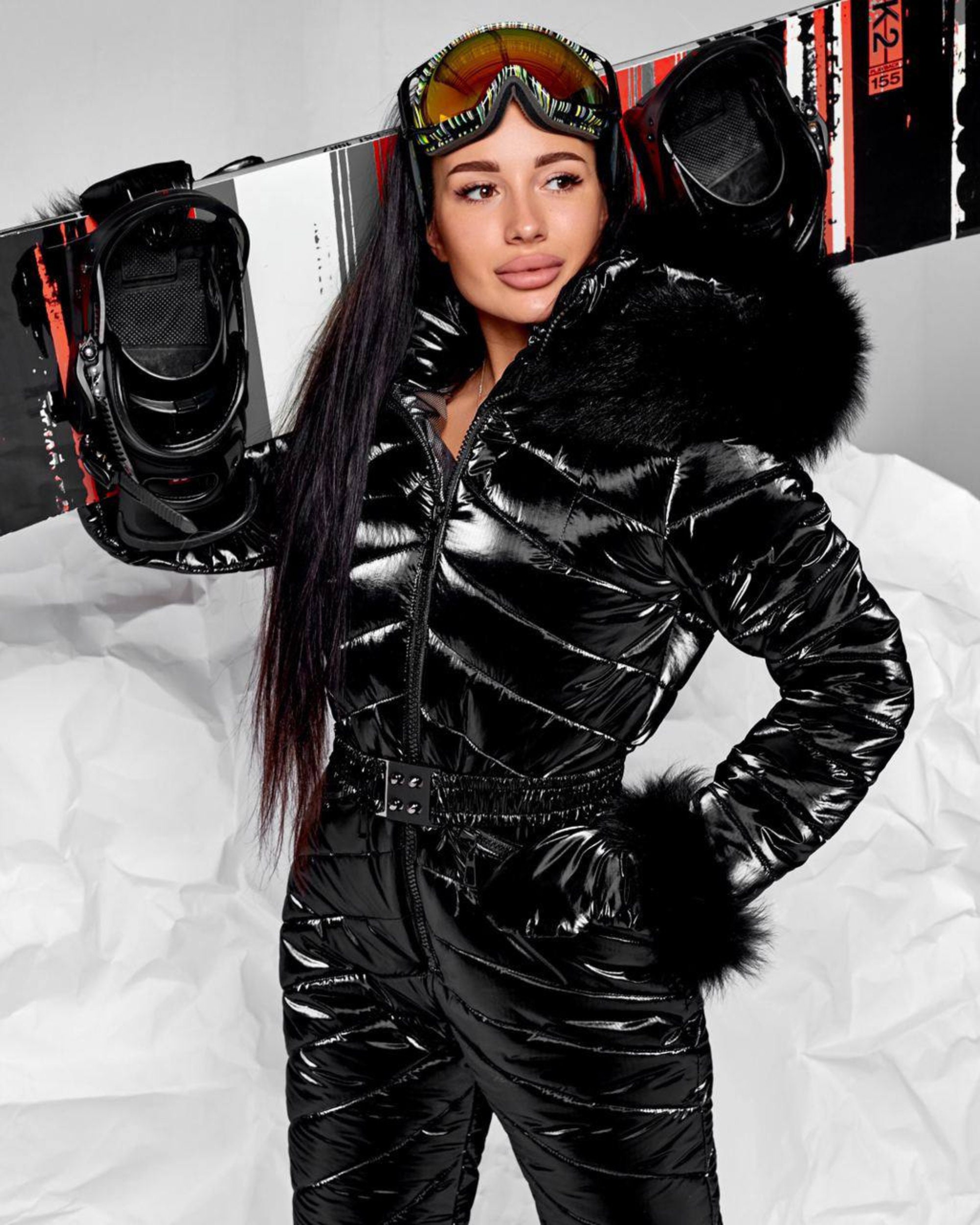 Women Total Black Ski Suit Jumpsuit For Ski Holiday Snowsuit Overalls women-total-black-ski-suit-jumpsuit-for-ski-holiday-snowsuit-overalls