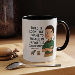 Funny Frivolous Conversation Mug | Young Sheldon Inspired Gift
