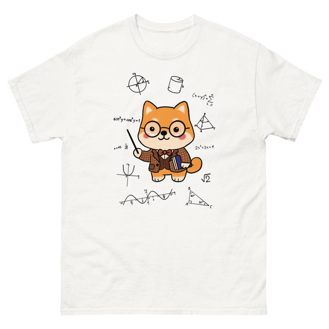 Professor Doge - Math Professor Extraordinaire T-shirt - Etsy