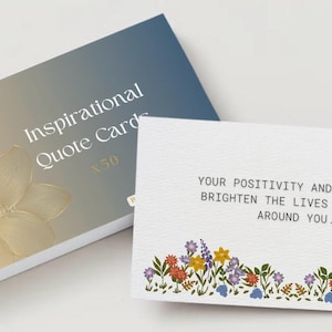Inspirational quote cards for daily motivation mindfulness cards with inspirational messages with positive motivational cards