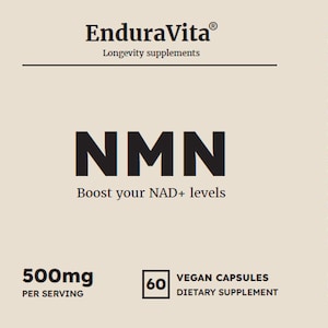 EnduraVita® Premium NMN-Kapseln 500 mg pro Portion 99,8 % Reinheit Laborgetestet NAD Booster Bild 6