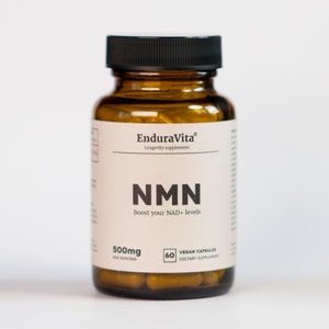 EnduraVita® Premium NMN-Kapseln 500 mg pro Portion 99,8 % Reinheit Laborgetestet NAD Booster Bild 1