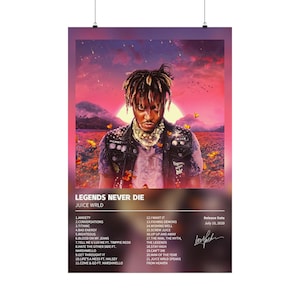 Legends Never Die Poster - Juice WRLD - Spencer's