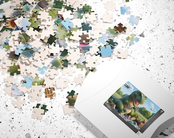 Dinosaur Fun Puzzle Board - Perfect for Family Game Night, Kids' Gift, Birthday Celebration, Indoor Activity, Educational Toy