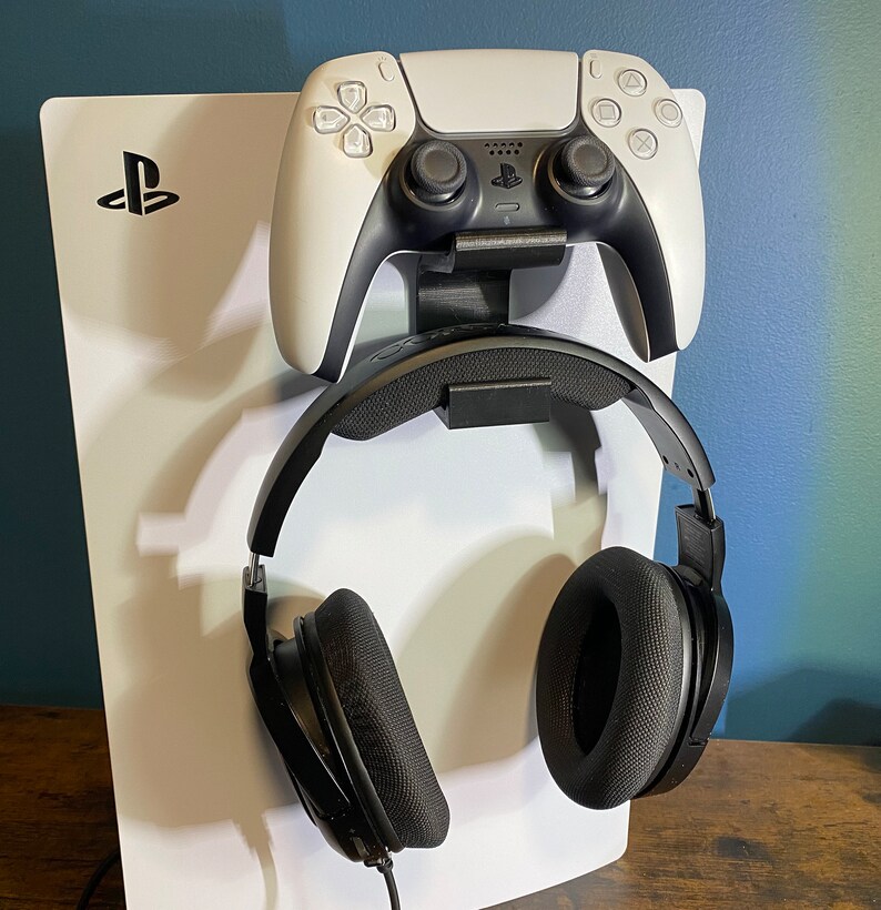PS5 Accessory Support for Controller and Headphones Etsy