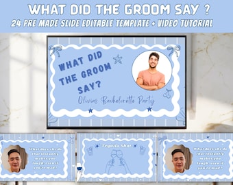 Funny Bachelorette Party Trivia Game: Last Toast on Coast (Editable Canva Template, Digital Download