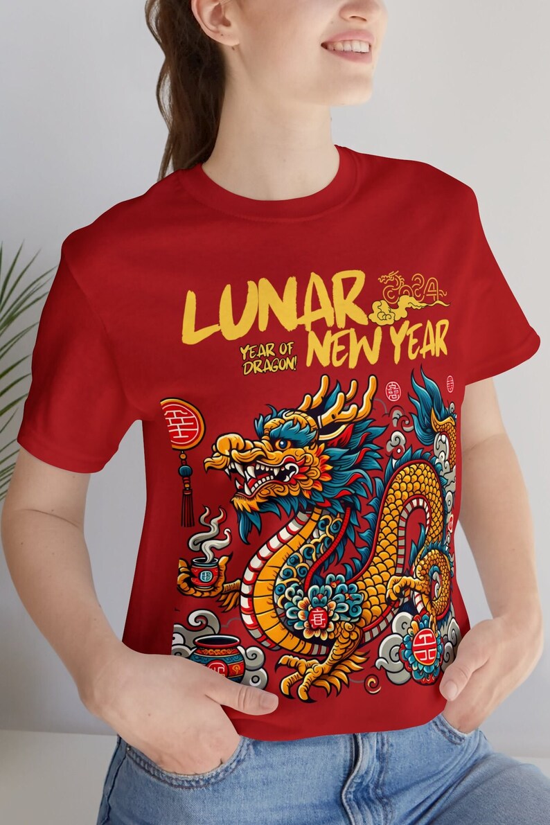 Chinese New Year Tshirt,year of the Dragon ,shirt,2024,lunar New Year