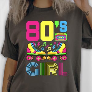 80s Girl 1980s Fashion Theme Party Outfit Eighties Costume T-Shirt, Sweatshirt, Hoodie, Tote Bag - 248234