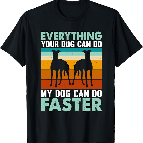 Fast Dog Tee | Swift and Stylish Canine Shirt | Unisex Pet Fan Shirt | Vintage-inspired Top for Dog Lovers | Unique and Elegant Design tee