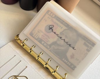 A7 Matte Laminated | Custom Cash Envelopes | Budgeting