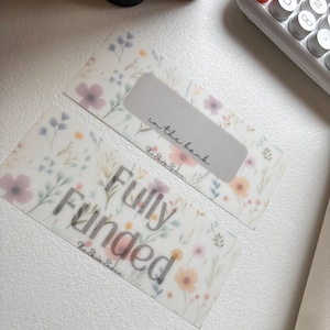 Cash Stuffing Placeholders | Matte Laminated image 9