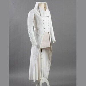 Mens white military jacket shop