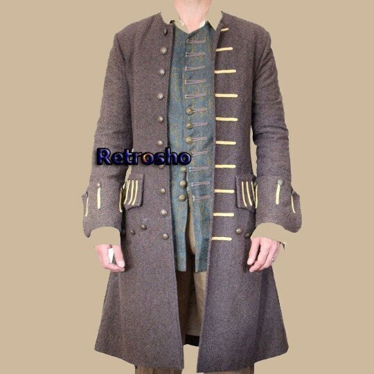 Captain Barbossa Coat Etsy UK