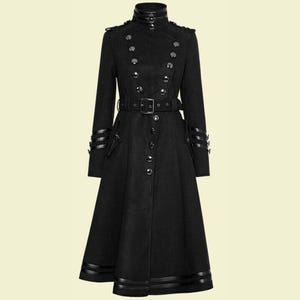 Black military ladies coat 2025