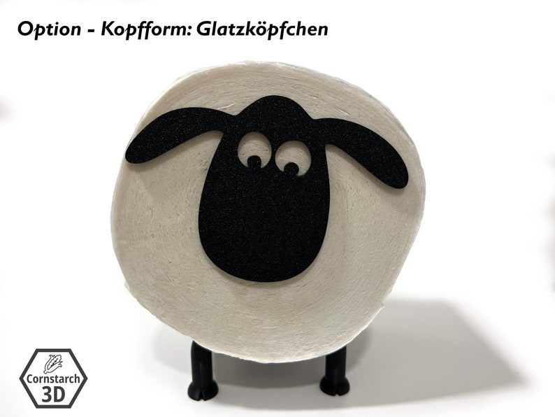 Funny toilet paper holder sheep Bathroom decoration black Toilet paper holder WC Replacement roll holder Glatzköpfchen