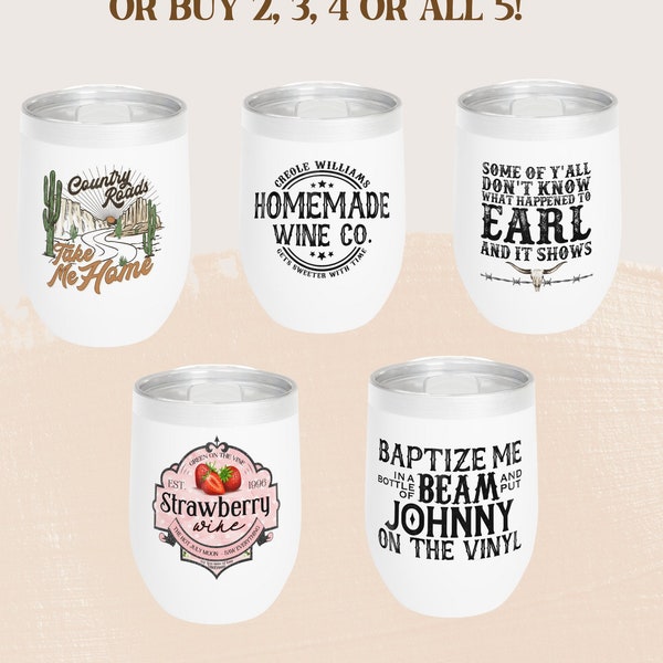 Western Wine Tumblers, Country-Themed Party Tumblers, Camping Cups, Summer Cups, Lake, Beach, Pool, River Wine Cups, Tailgating Cups