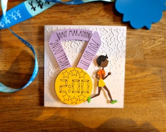 Well Done For Your Run - You Did It - Hand Made Card