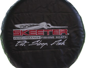 Skeeter Boats Spare Tire Cover - UV Fade Proof Waterproof Vinyl - Made in USA