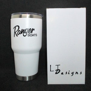 Ranger Boats Tumbler / Travel Mug 30oz / Laser Engraved