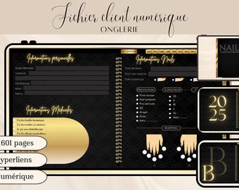Nails client record book, client record book, digital client file, nail client file, nails, nails file, client file, nails