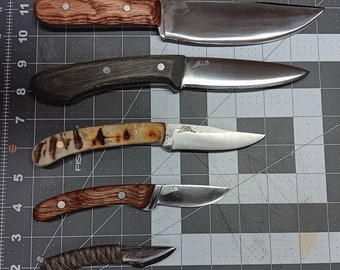 Hand forged knife collection