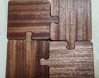 Puzzle Style Wooden Coaster