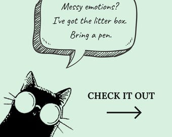 Therapie Katzen Stimmungs-Tagebuch: 30-Tage Emotionaler Check-In (PDF Download)