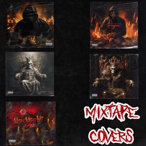 Mixtape cover art templates