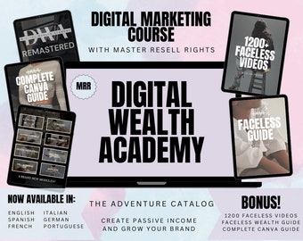 Digital Wealth Academy + MRR | The Viral Course to learn about Digital Marketing with Master Resell Rights + how to sell it