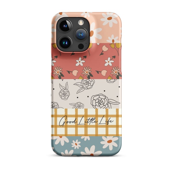 Quilt Mutli Pattern Snap case for iPhone® Boho Vintage Country