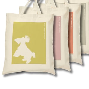 Cocker Spaniel Cotton Canvas Shopper, Cute Personalized Gift For Spaniel Mom, Market Dog Totes, Dog Tote Bag, Birthday Gift, Christmas Gifts