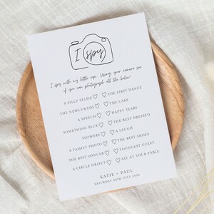 Modèle de jeu J'espionne les mariages modernes | Mariage Minimaliste que j'espionne Jeu | Jeu d'espionnage modifiable et imprimable | Téléchargement instantané de Canva