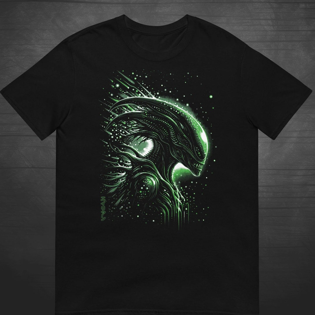 Xenomorph T-shirt |psychedelic Space Art |alien Movie Fans |japan エイリアン ...