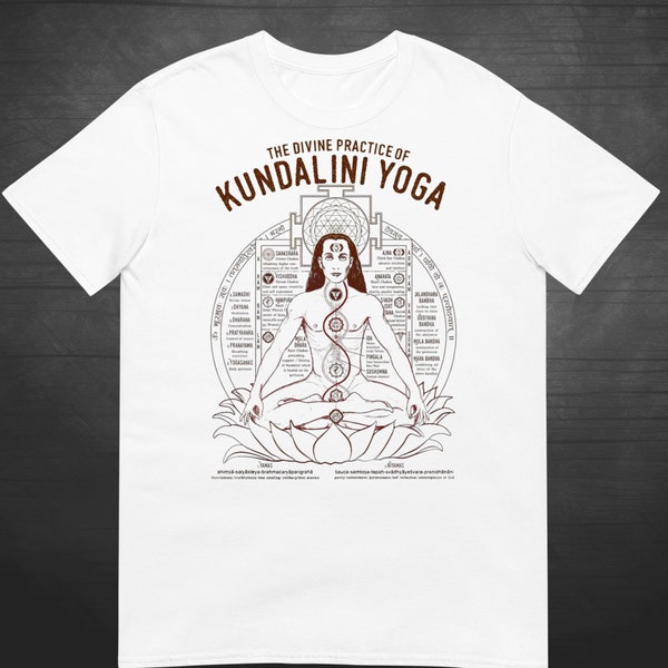 Babaji Kundalini Yoga T-Shirt |Consciousness |Yoga |Meditation |Spiritual |The Divine Practice |Yogananda |Kriya |Unisex