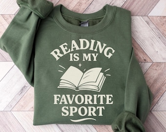 Sudadera de cuello redondo para amantes de los libros, suéter acogedor para el club de lectores, camiseta divertida para leer, sudadera de regalo para amantes de los libros, ropa para el club de lectura.