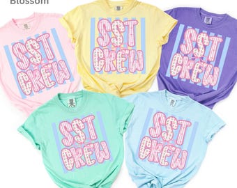 SST Crew Shirt, Student Support Team Shirt, Teacher Team Tee, School Support Staff Shirt, Back to School Teacher Tee, Comfort Colors Shirt