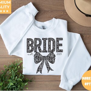 Custom Gift For Bride, Bride Sweatshirt, Engagement Gift, Unique Bridal Shower Gift, Future Mrs Sweatshirt, Bachelorette Gift, Bride Sweater