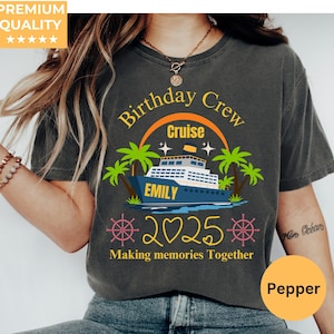 It&#39;s My Birthday Cruise Shirt,Birthday Cruise Crew Shirts,Birthday Cruise 2025,Bday Cruise Party Shirts,Womens Birthday,Family Cruise Bday